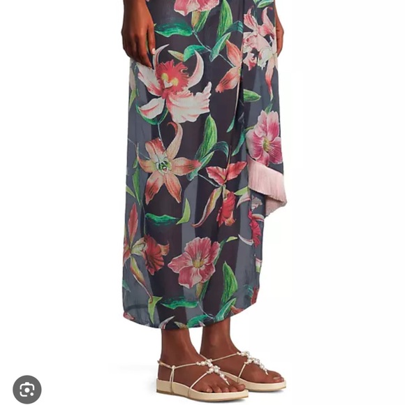 NWT | PatBO
Fringe Trim Sarong
Midnight, size 4 - Picture 2 of 9